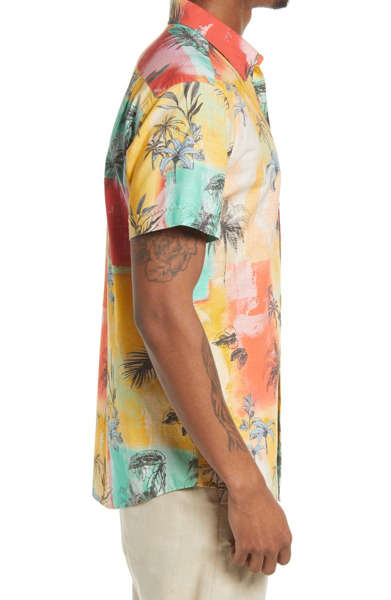 Rodd & Gunn Bay of Many Coves Short Sleeve Cotton Button-Up Shirt, Alternate, color,