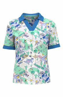 Palm Springs Print Polo