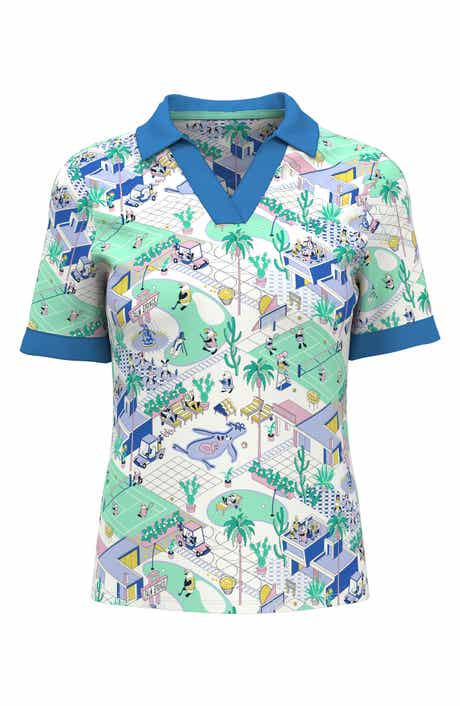 Palm Springs Print Polo