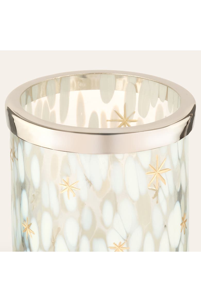 Aravali Glass Toothbrush Holder 3" x 3" Bath Essential, Alternate, color, Metallic Gold