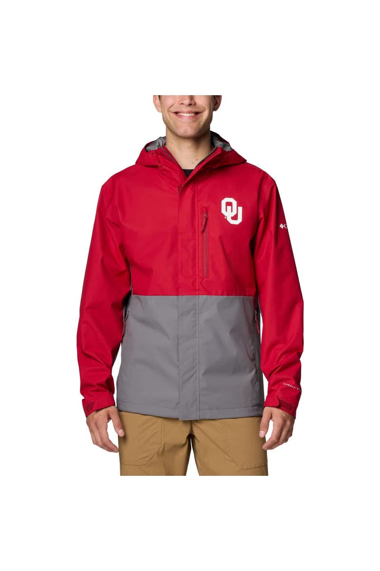 Men's Columbia  Crimson Oklahoma Sooners Field Bound Omni-Tech™ Full-Zip Jacket, Main, color, Crimson