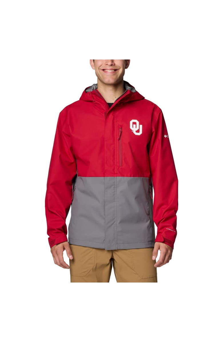 Columbia Men's Columbia Crimson Oklahoma Sooners Field Bound Omni-Tech<sup>™</sup> Full-Zip Jacket, Main, color, Crimson