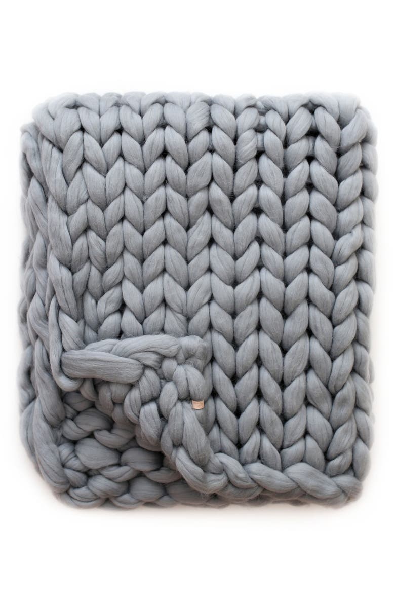 Lane and Mae Merino Wool Throw Blanket, Main, color, 