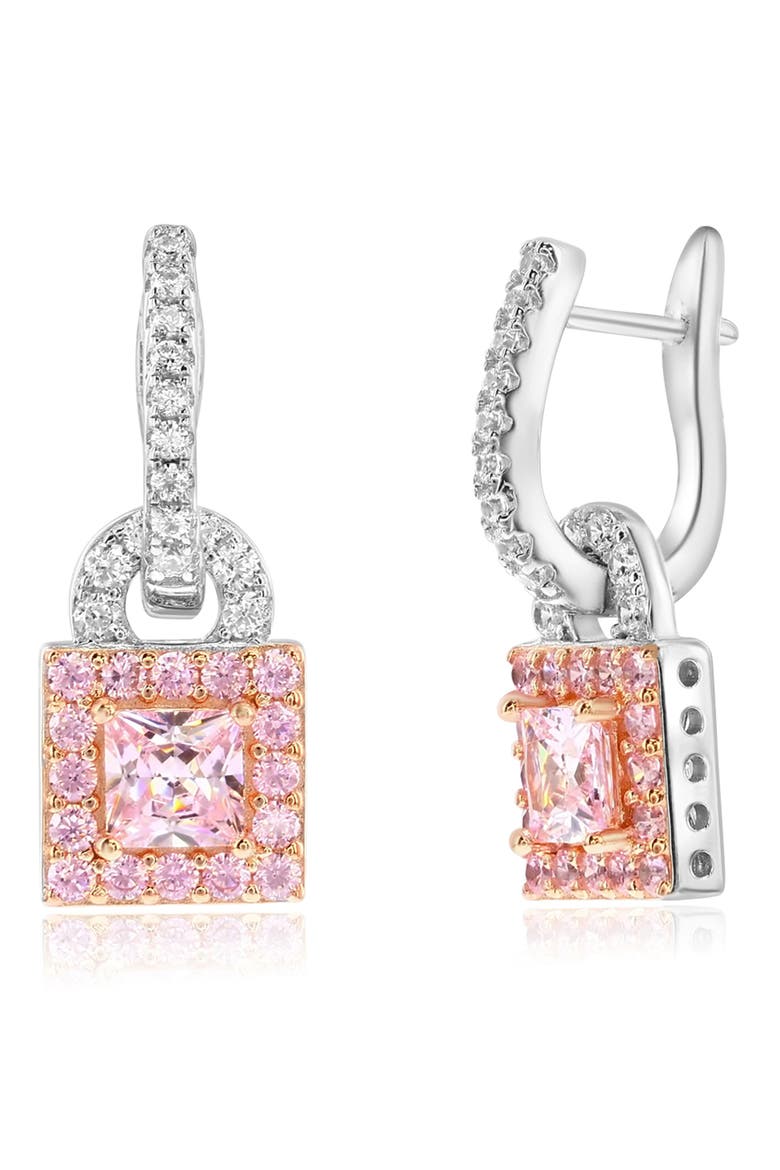 Gala Firework Drop Earrings, Main, color, PINK