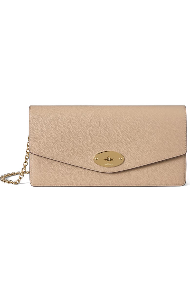 Mulberry Darley Clutch, Main, color, Crumpet