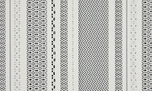 Dainty Home Set Of 6 Vinyl Placemats In Aztec Design Glitter Black
