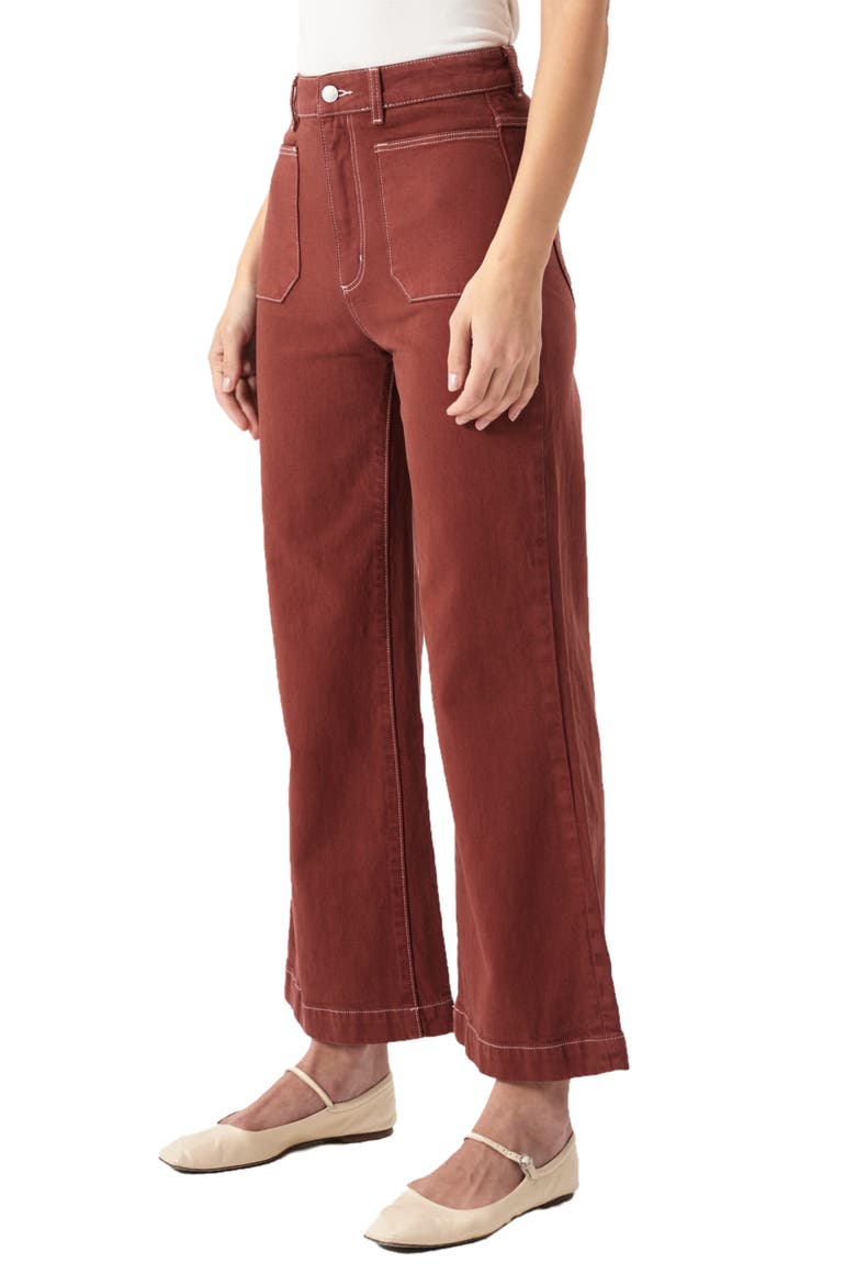 Sailor Jeans, Alternate, color, BRICK