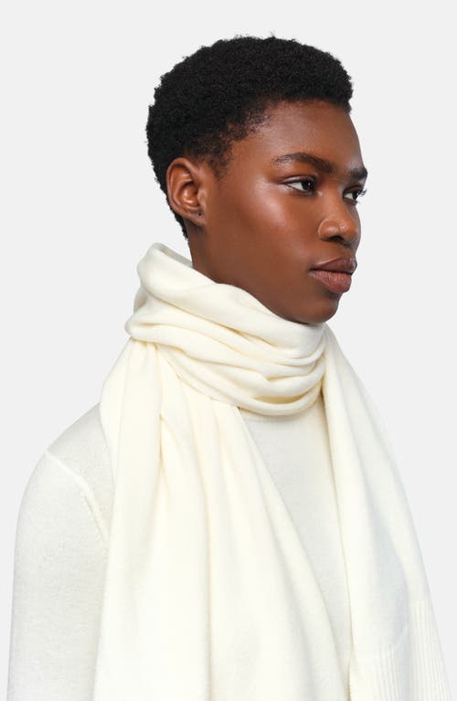 Apparis Harris Scarf In White