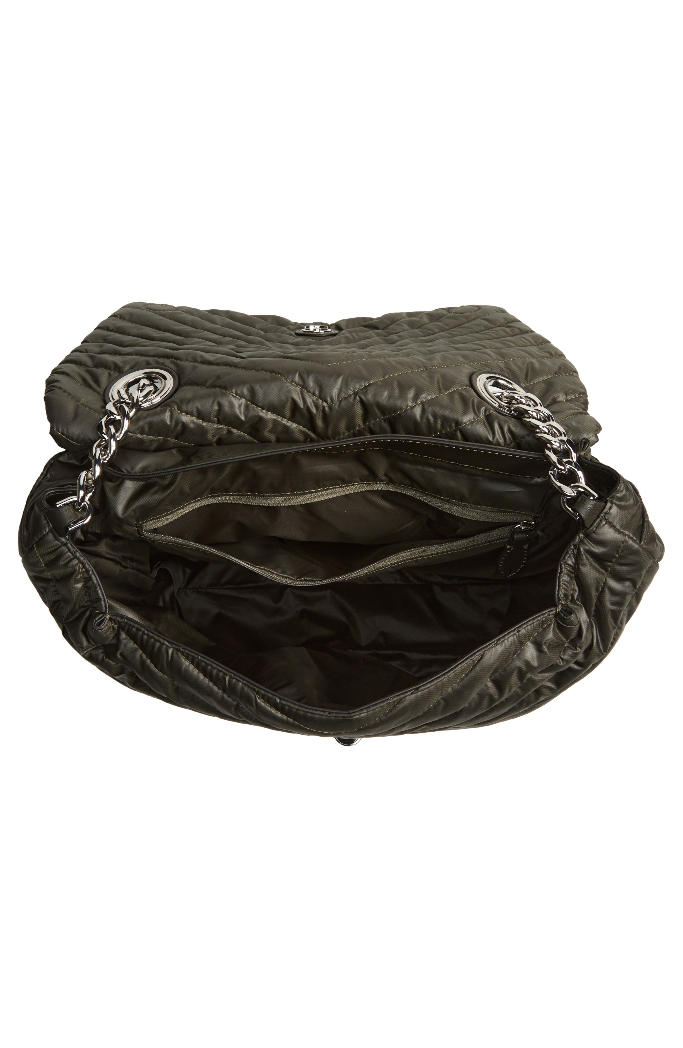 Edie Quilted Backpack, Alternate, color, SEAWEED