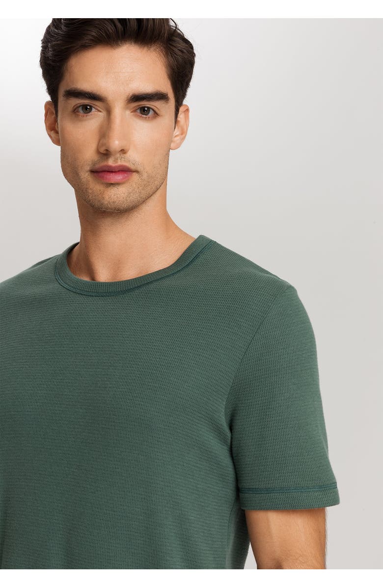 Hanro Smart Sleep Organic Cotton Blend Pajama Set, Alternate, color, Herbal Tea