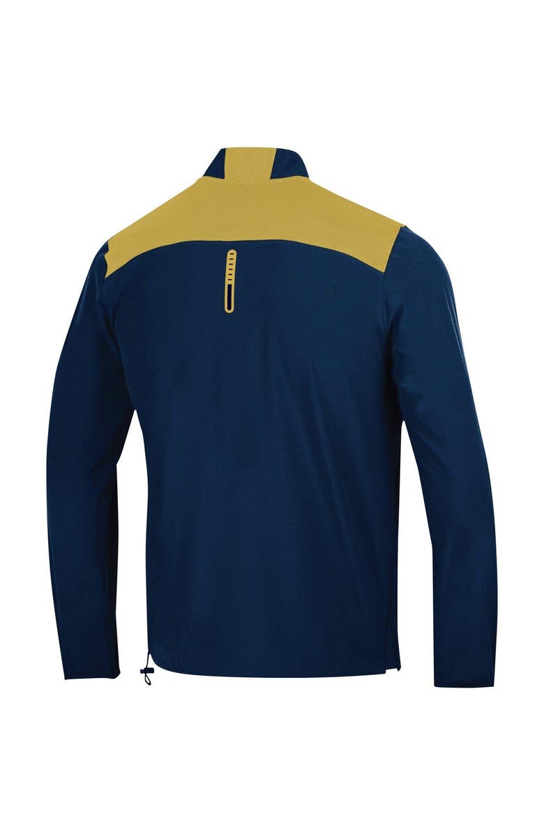 Under Armour Men's Under Armour Navy Notre Dame Fighting Irish 2023 Motivate Half-Zip Top, Alternate, color, 