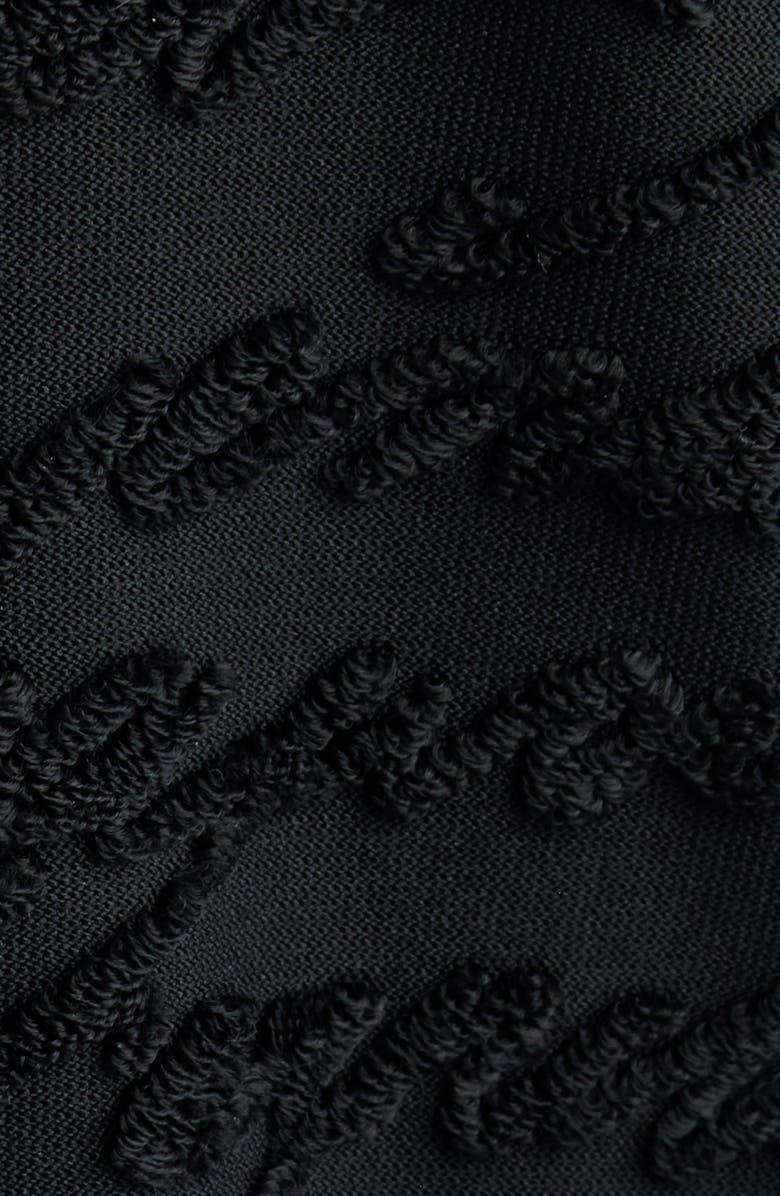 Balmain Love Letter Jacquard Long Sleeve Minidress, Alternate, color,