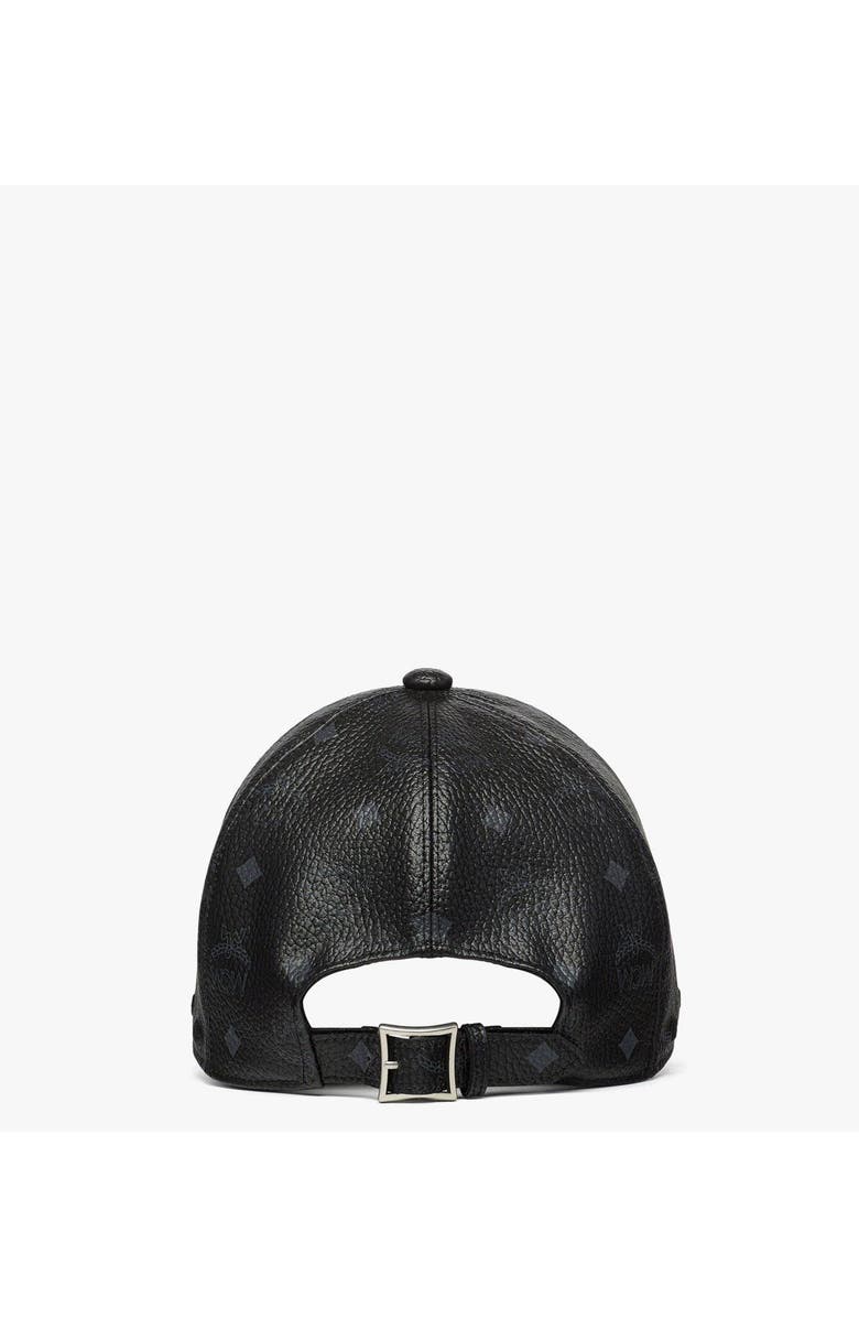 MCM Classic Cap in Rabot Visetos, Alternate, color, Black