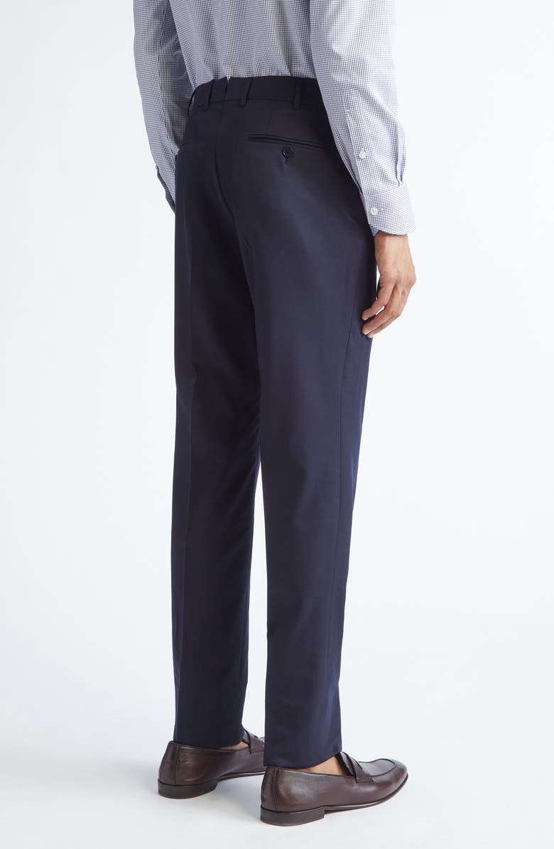 ZEGNA Centoventimilia Wool Trousers, Alternate, color, Navy Blue