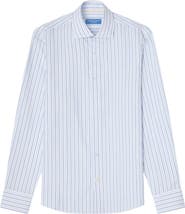 Robert Talbott Reynolds Ultra Light Weight Brushed Stripe Shirt