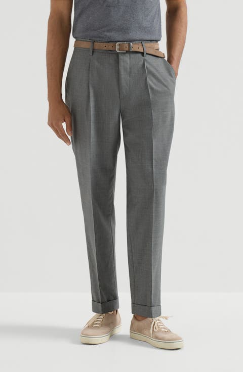 Virgin wool trousers