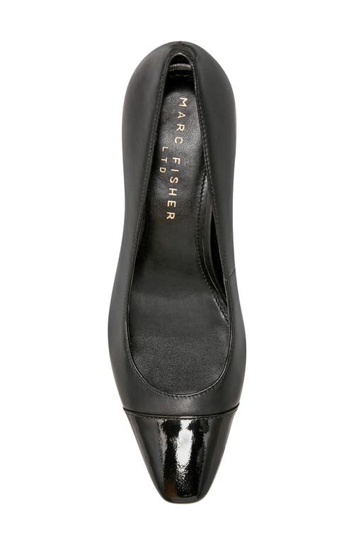 Marc Fisher Ltd Vernie Block Heel Pump In Black