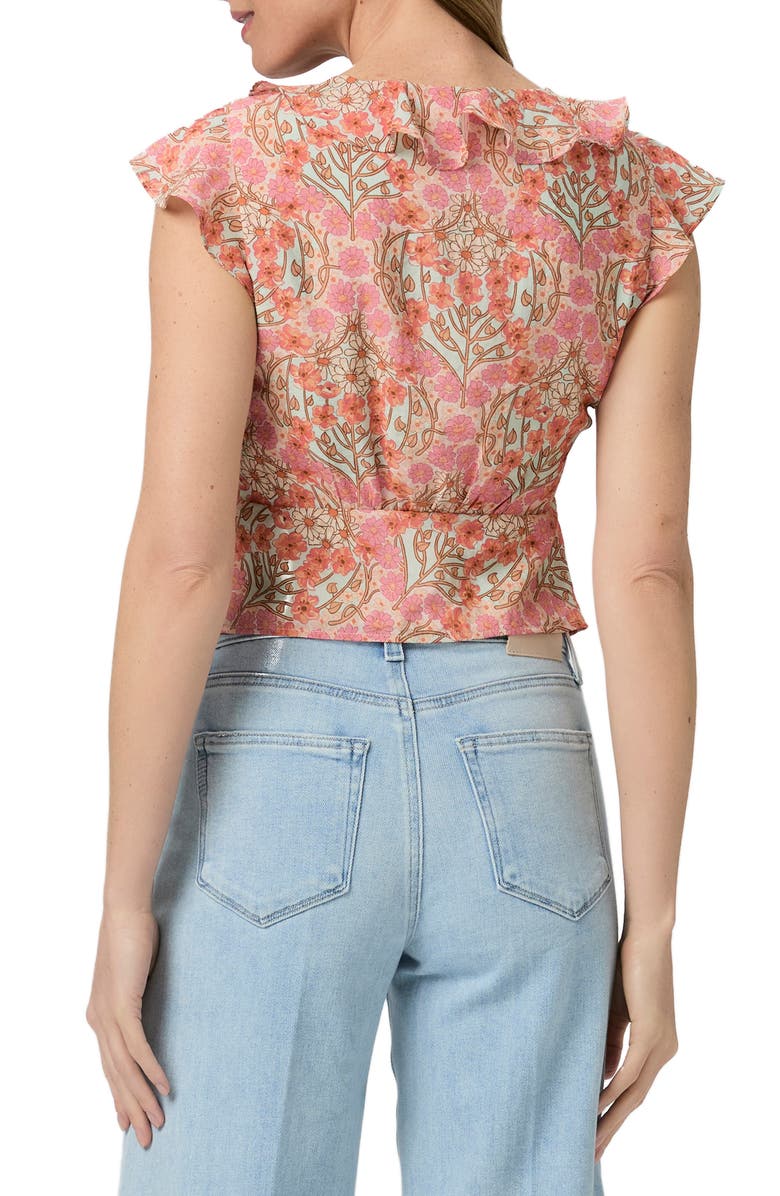 PAIGE Farrow Floral Ruffle Top, Alternate, color,
