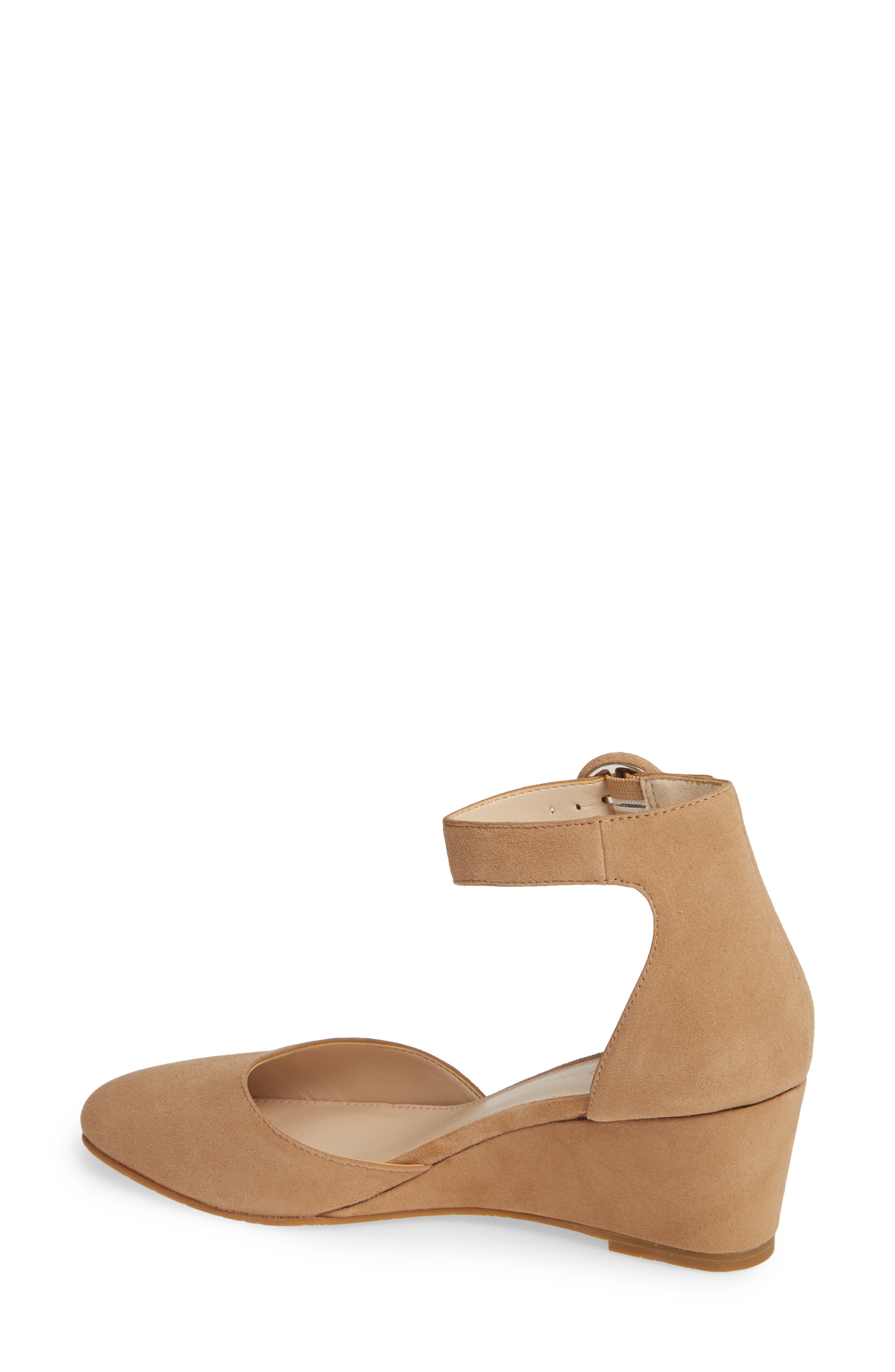 Kurtis Wedge Pump, Alternate, color, LATTE SUEDE