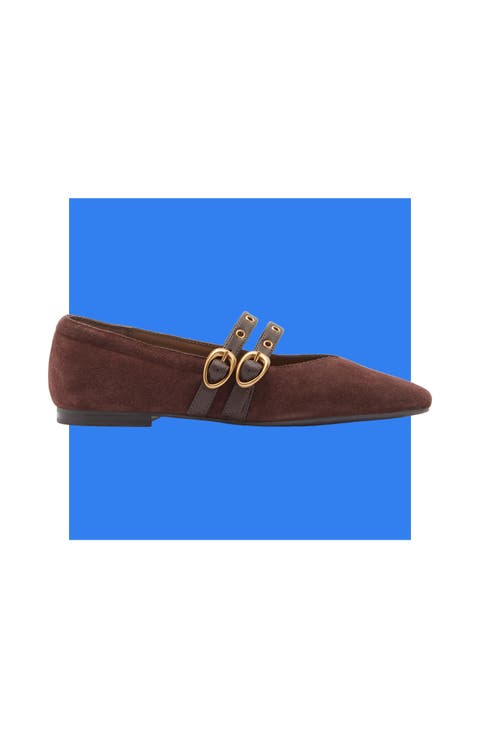 Alenia Grommet Mary Jane Flat