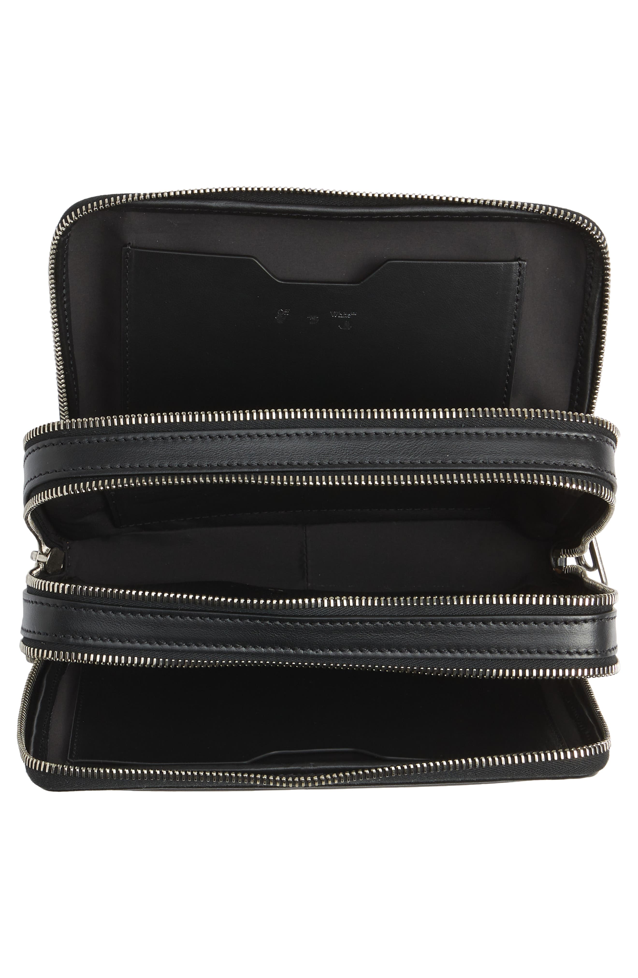 Off-White Logo Nylon Crossbody Bag, Alternate, color, 