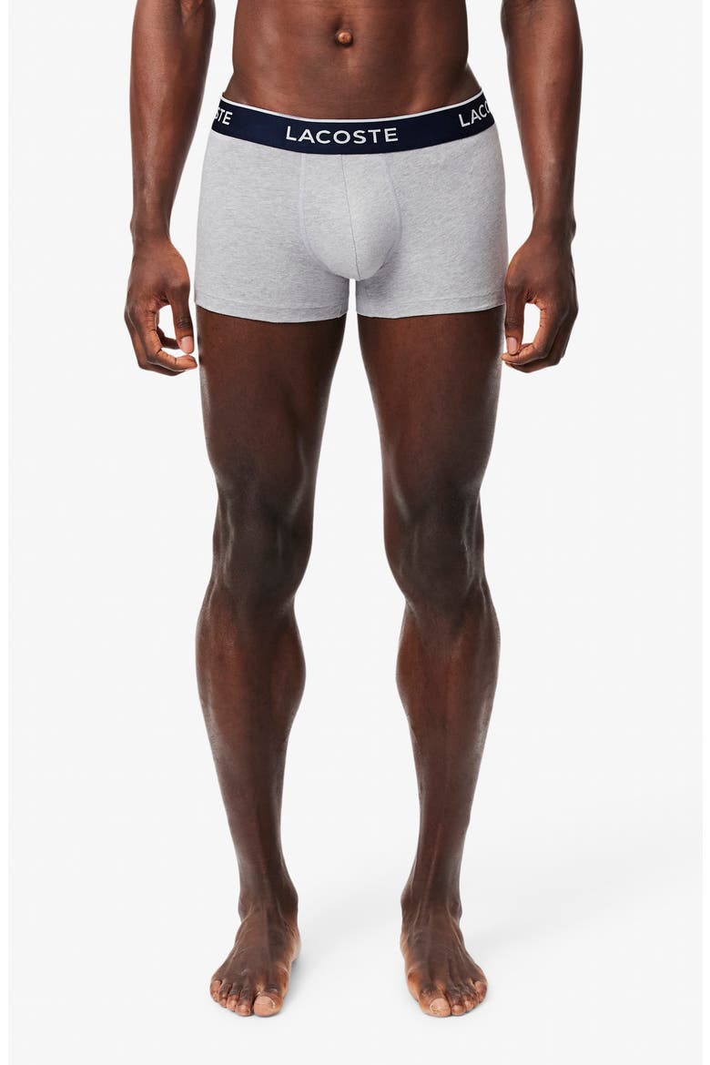 3-Pack Stretch Cotton Boxer Briefs, Alternate, color, SILVER CHINE