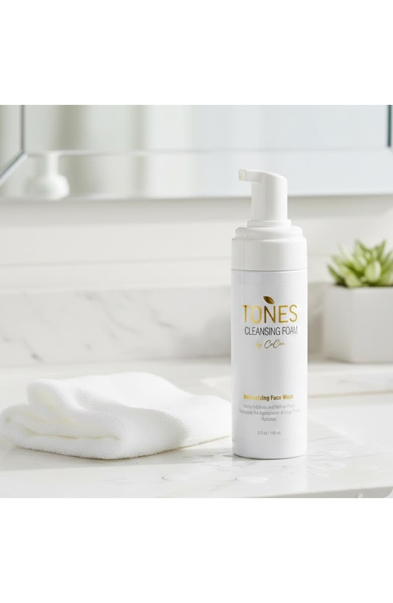 TONES by Cocoa Cleansing Foam with AHAs + Cherry + Watermelon Extract 148ml, Alternate, color, 