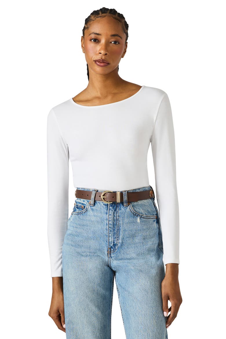 Dome Stud Faux Leather Belt, Alternate, color, CHOCOLATE