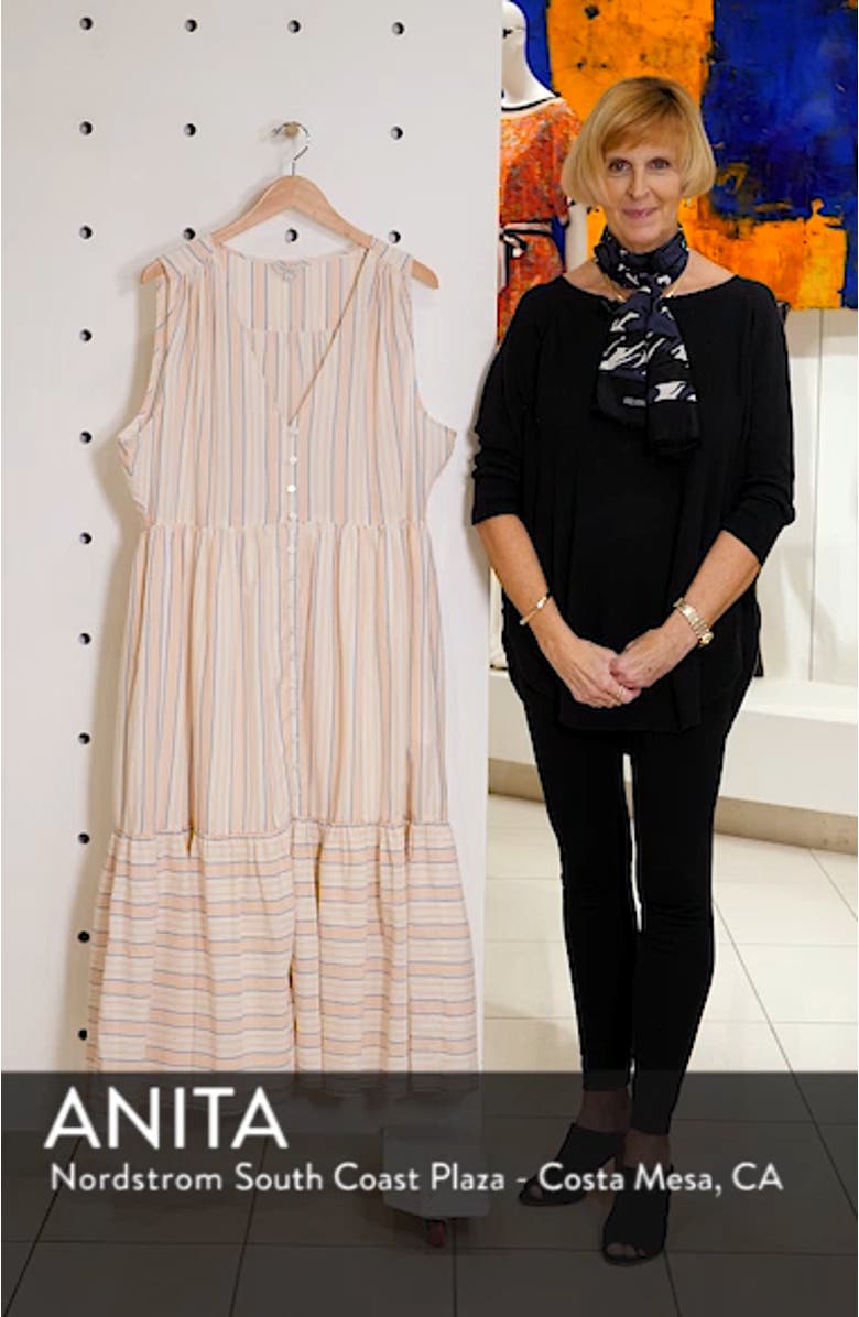 Luna Button Midi Dress, sales video thumbnail