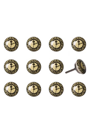 Kinetic 12-pack Knobs In Cream Clock