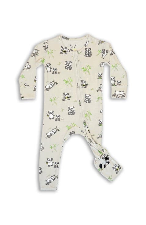 Baby Panda Convertible Footie