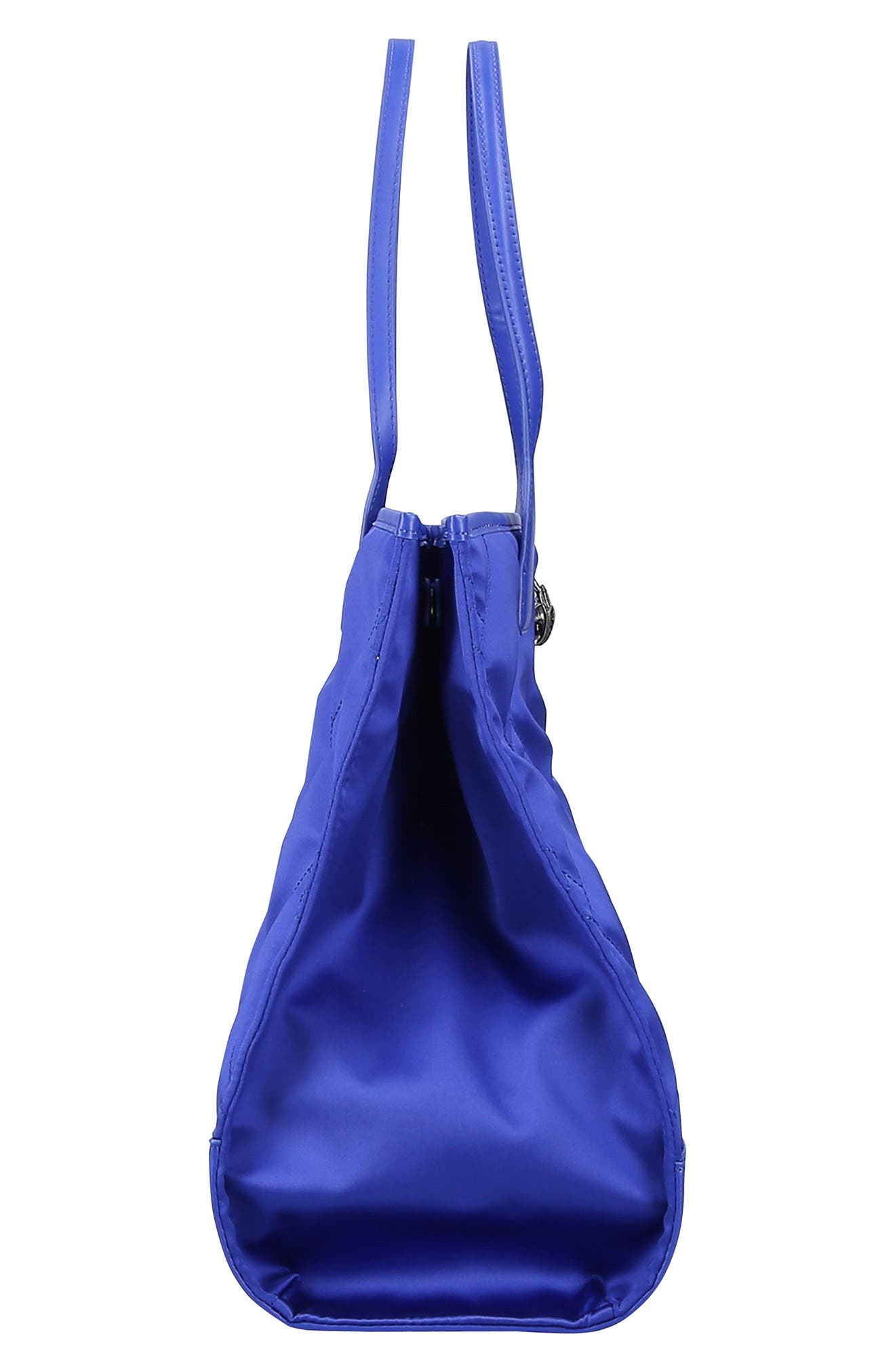 Quilted Shopper Bag, Alternate, color, BLUE