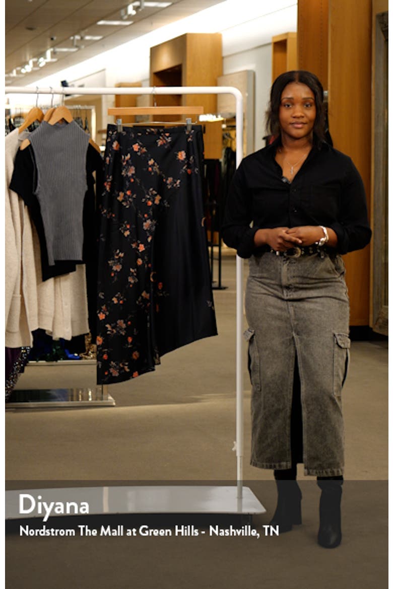 AllSaints Luisa Tanana Asymmetric Maxi Skirt (Women) | Nordstromrack