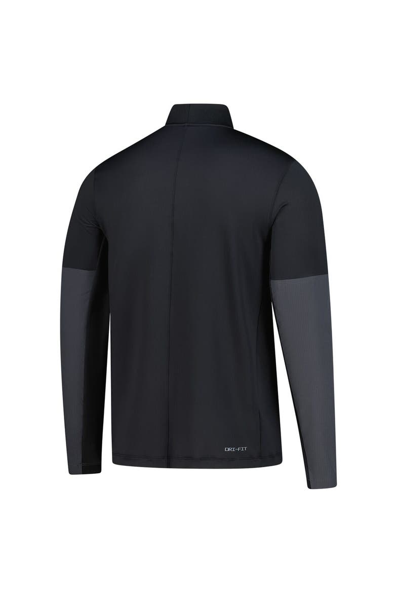 Men's Nike  Black Wake Forest Demon Deacons Dri-FIT Half-Zip Pullover, Alternate, color, Black