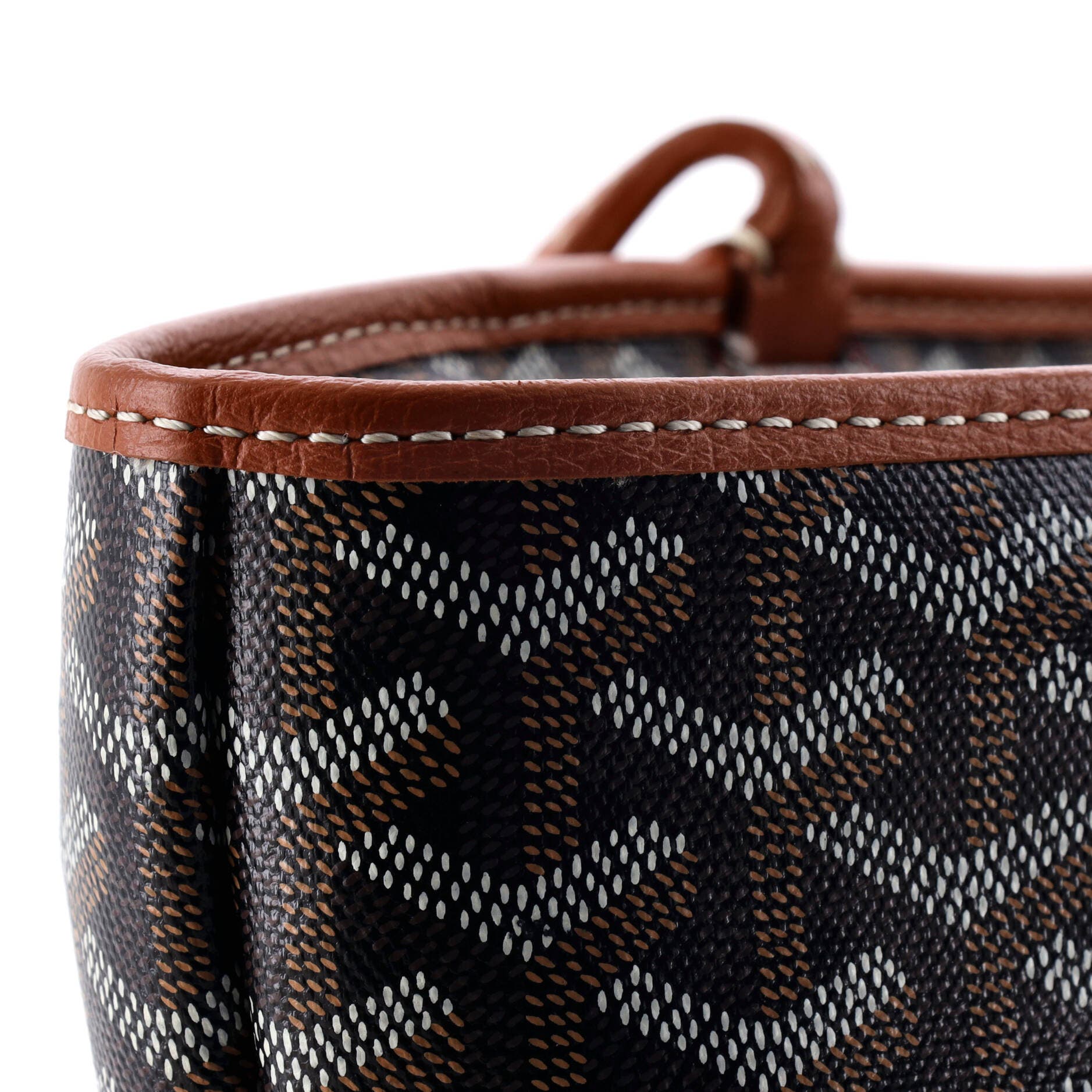 Pre-Owned Goyard Artois Tote Coated Canvas PM, Alternate, color, Black