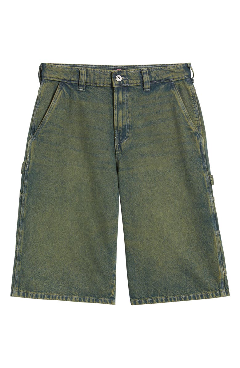 Dickies Loose Fit Denim Painter's Shorts, Alternate, color, 