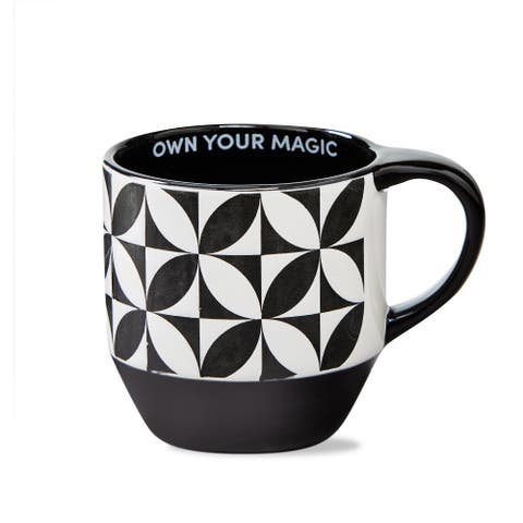 Own Your Magic Mug Black Earthenware Everyday