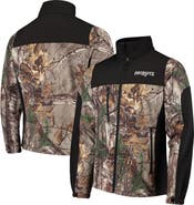 DUNBROOKE Men's Dunbrooke Realtree Camo/Black New England Patriots Circle Hunter Softshell Full-Zip Jacket