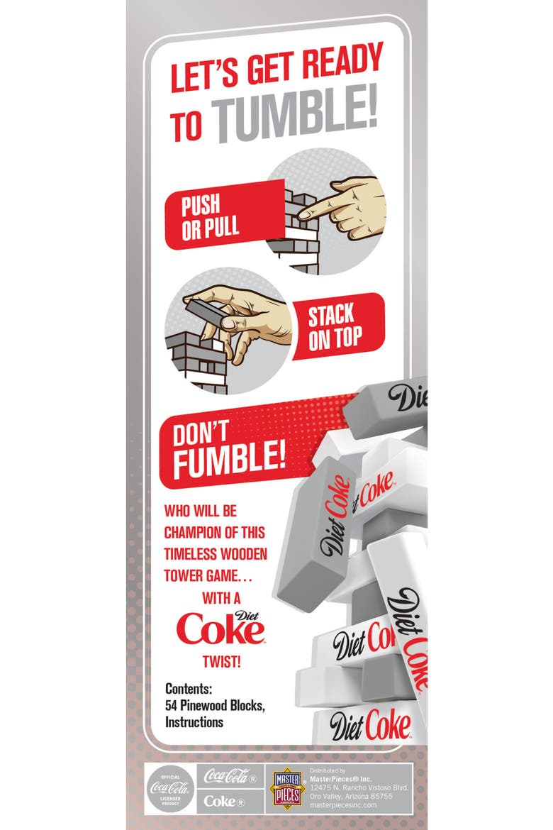 Diet Coke Tumble Tower, Alternate, color, Multicolor