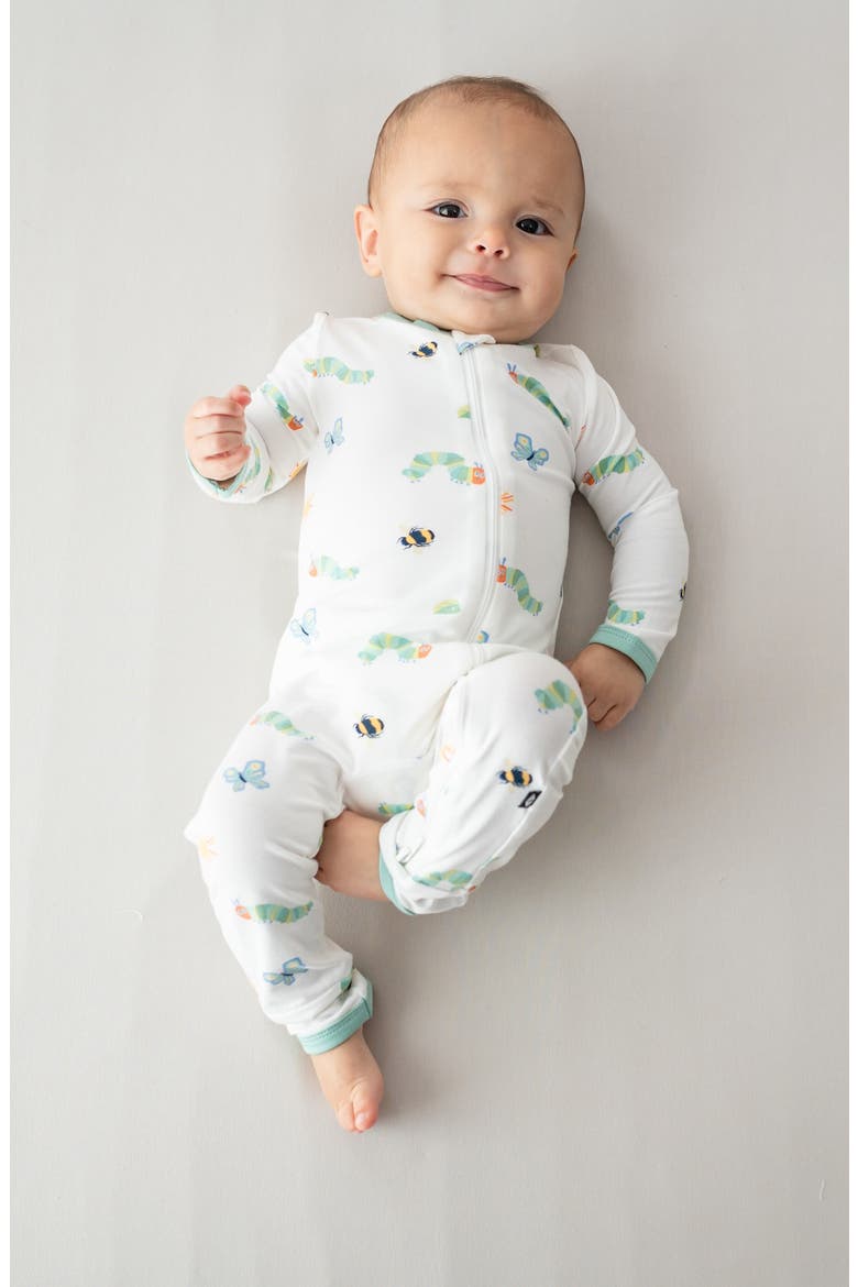 'The Very Hungry Caterpillar' Zip-Up Romper, Alternate, color, THE VERY HUNGRY CATERPILLAR