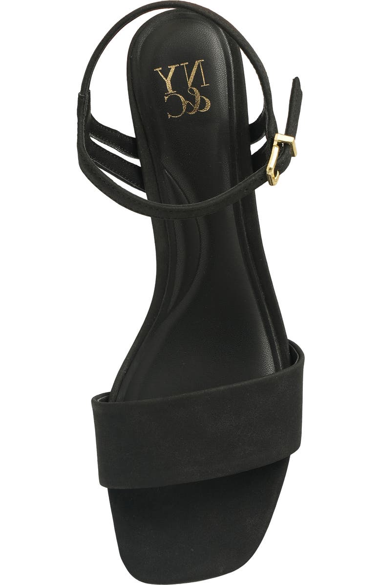 NEW YORK AND COMPANY Garnet Ankle Strap Sandal, Alternate, color, Black