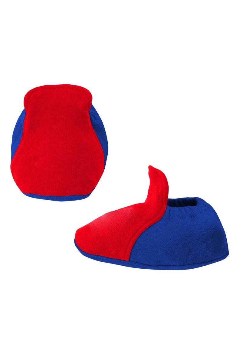 Newborn & Infant Royal/Red Chicago Cubs Three-Piece Love of Baseball Bib Bodysuit & Booties Set, Alternate, color, Royal