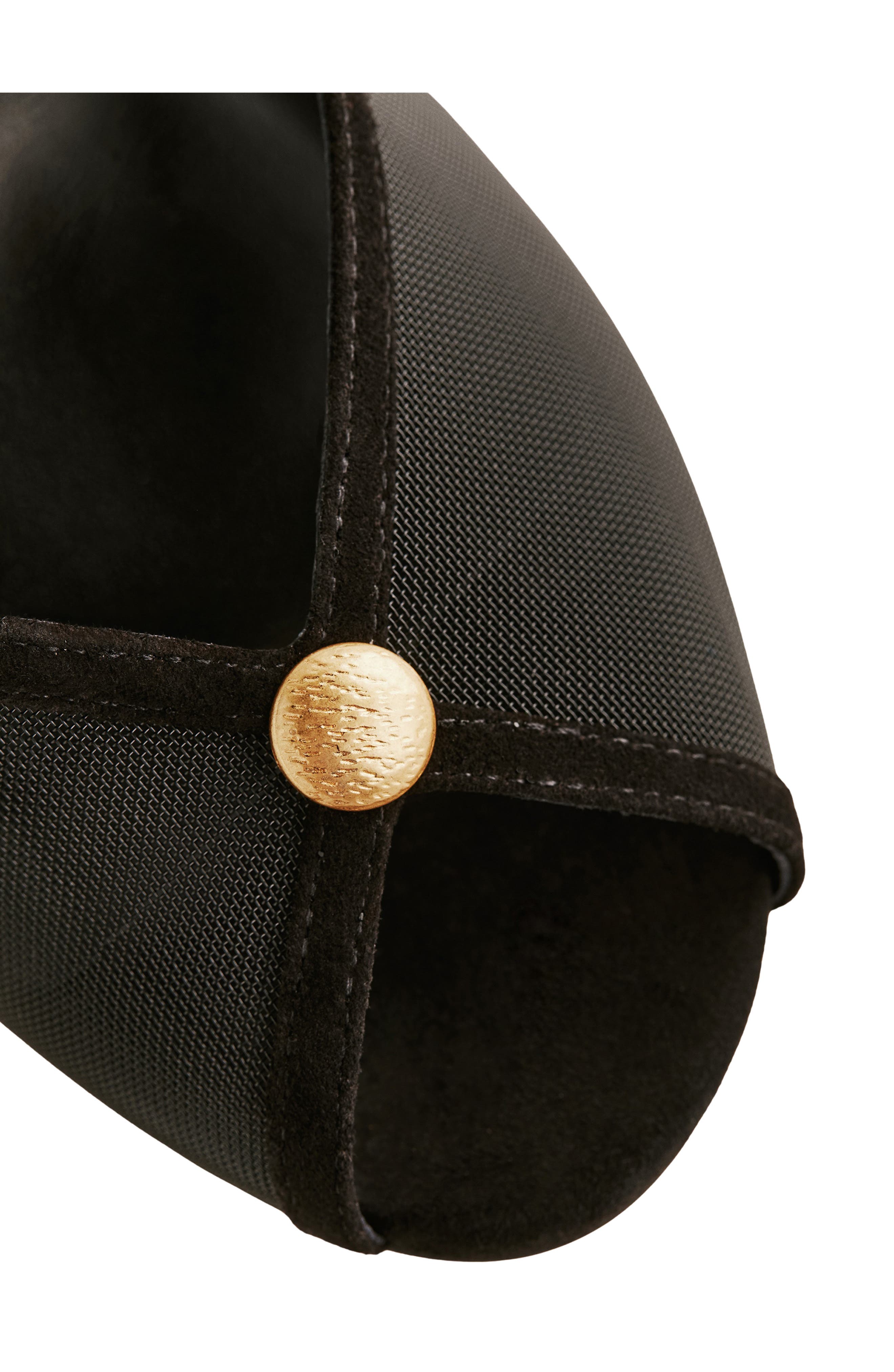 Reformation Paula Slingback Sandal, Alternate, color, Black Mesh