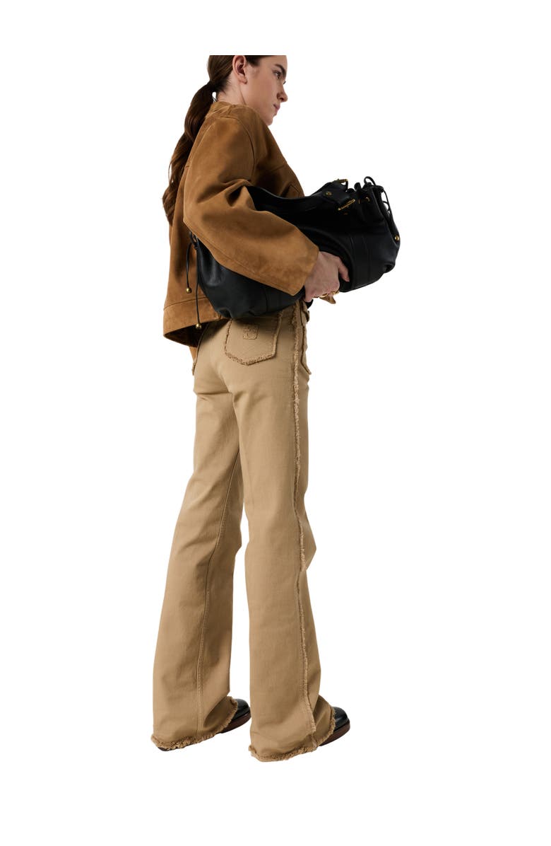 GERARD DAREL Anna Frayed Edge Jeans, Alternate, color, Sand