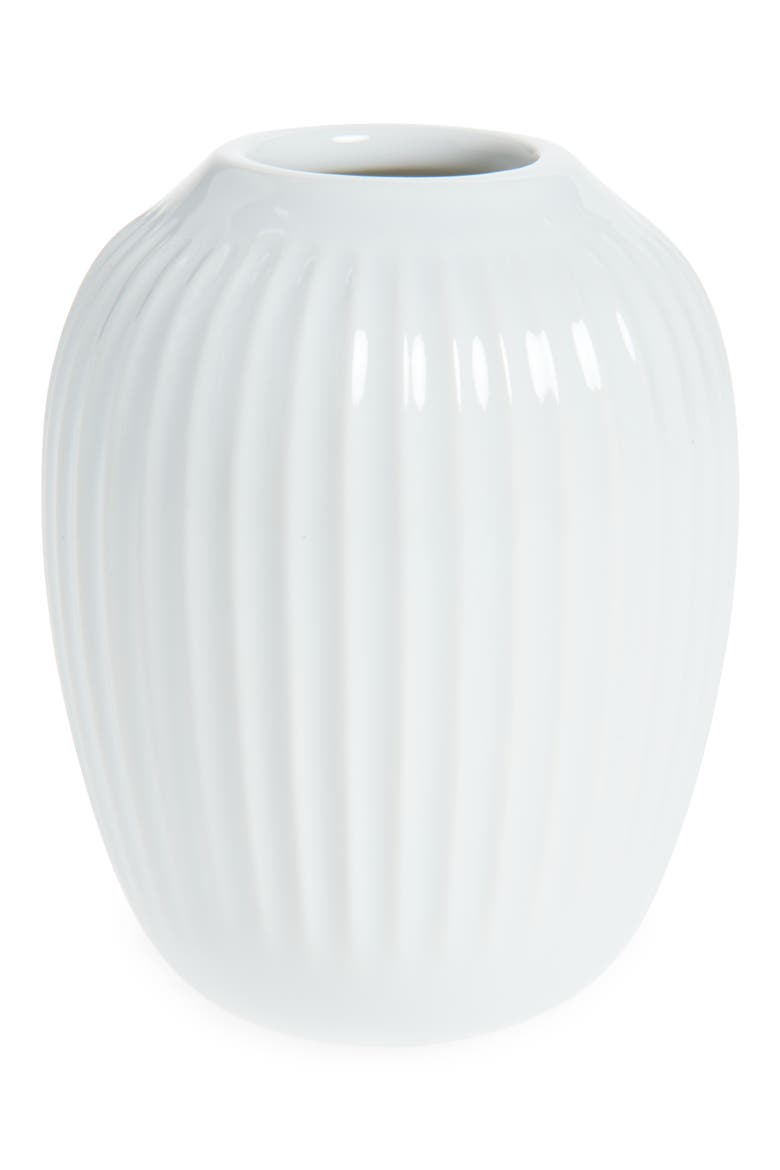 Hammershøi 4" Vase, Main, color, WHITE