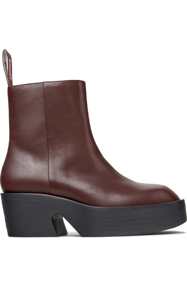 Camper Billie Platform Boot, Alternate, color, Burgundy