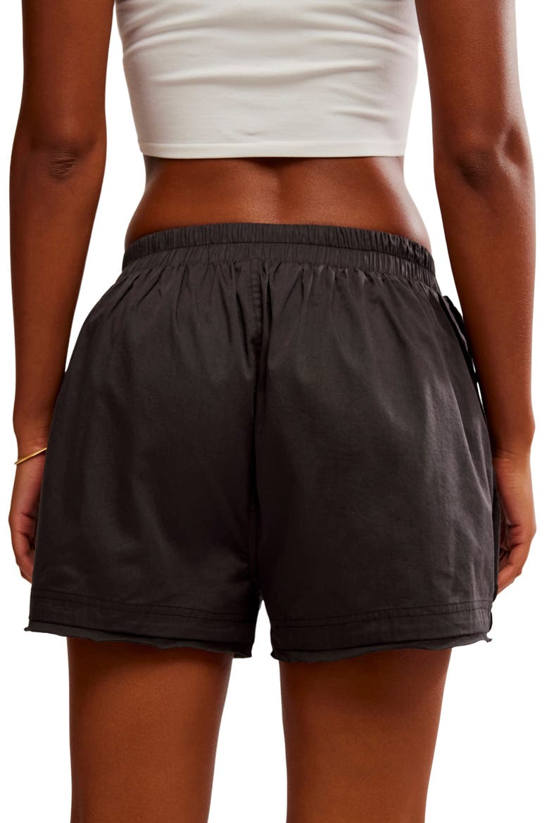 Intimately FP Day to Day Solid Boxer Shorts, Alternate, color, WASHED BLACK