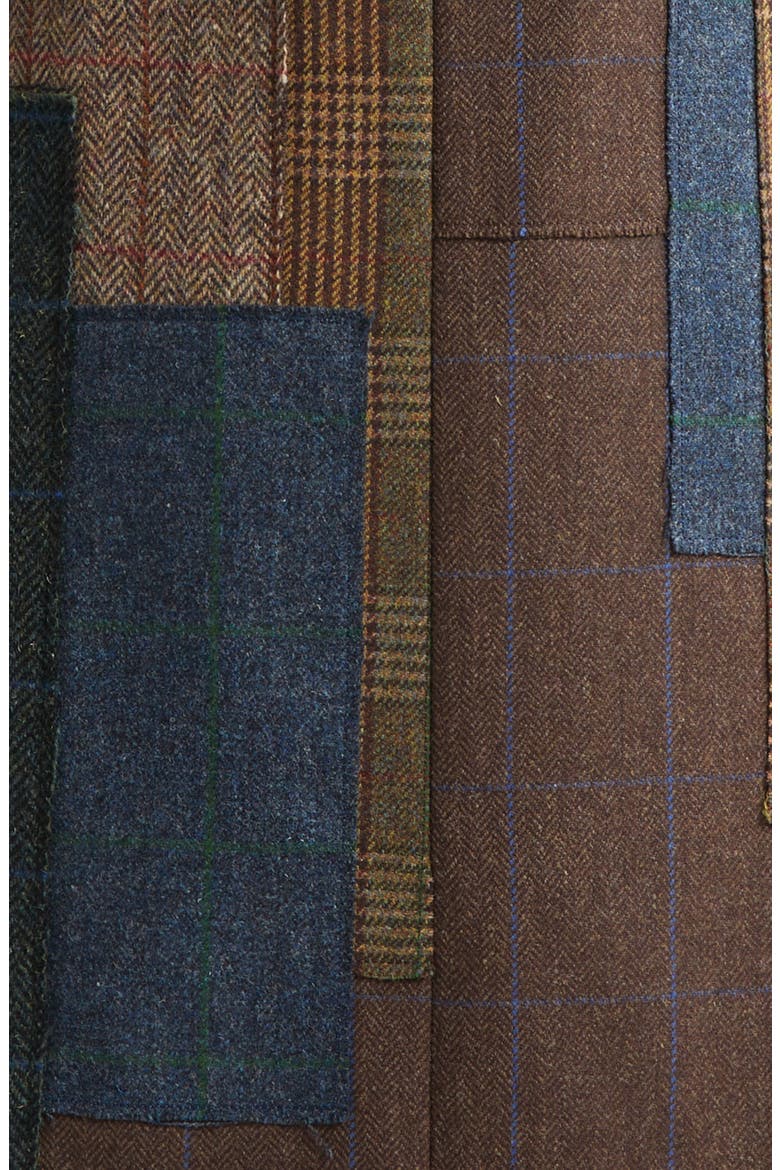 Patchwork Wool Coat, Alternate, color, SEASONAL MULTI