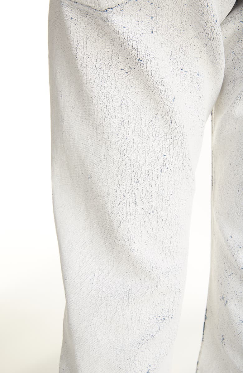 Maison Margiela Bianchetto Hand Painted Boyfriend Jeans, Alternate, color, 