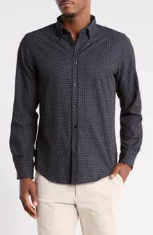 Geo Dressy Button-Up Shirt